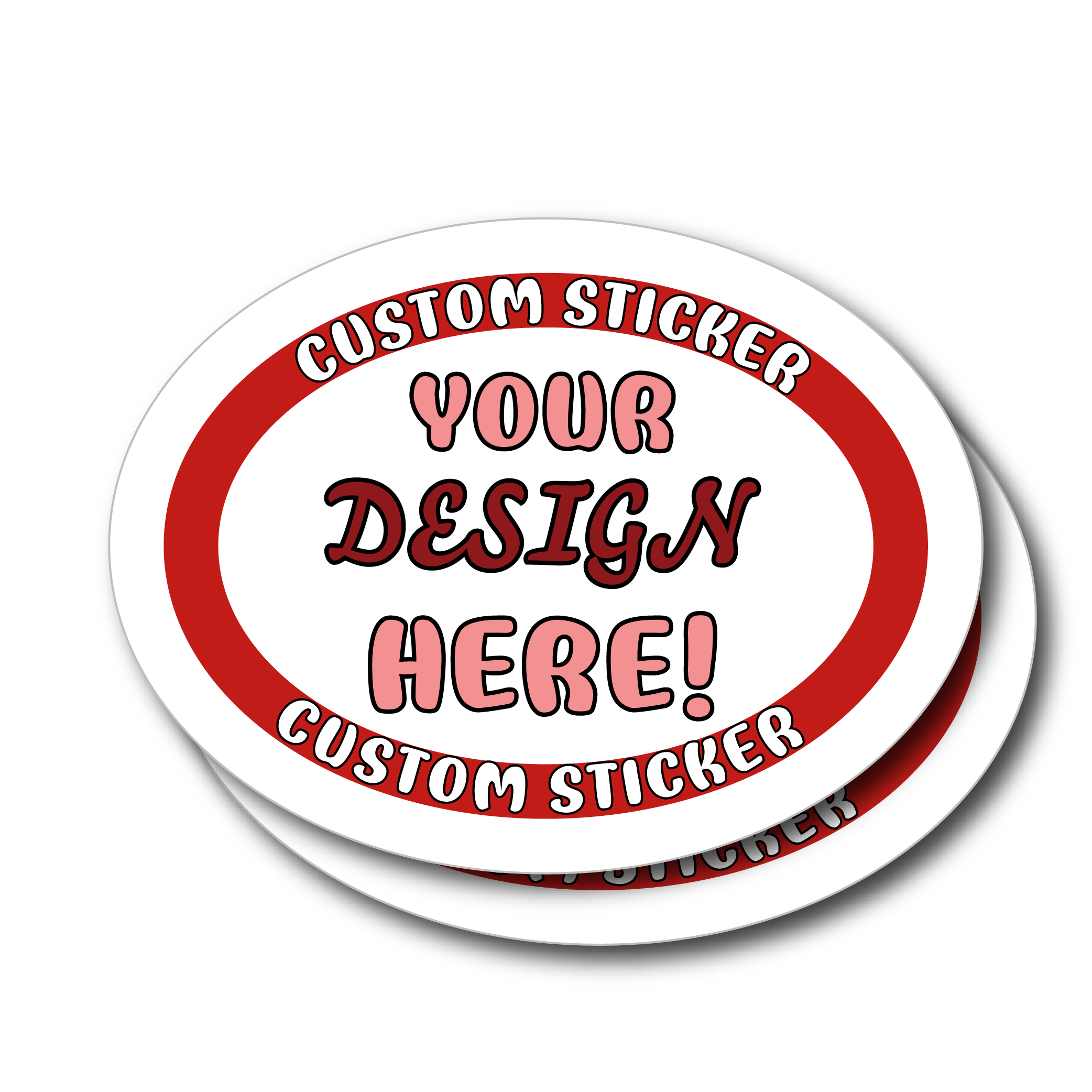 Oval Stickers