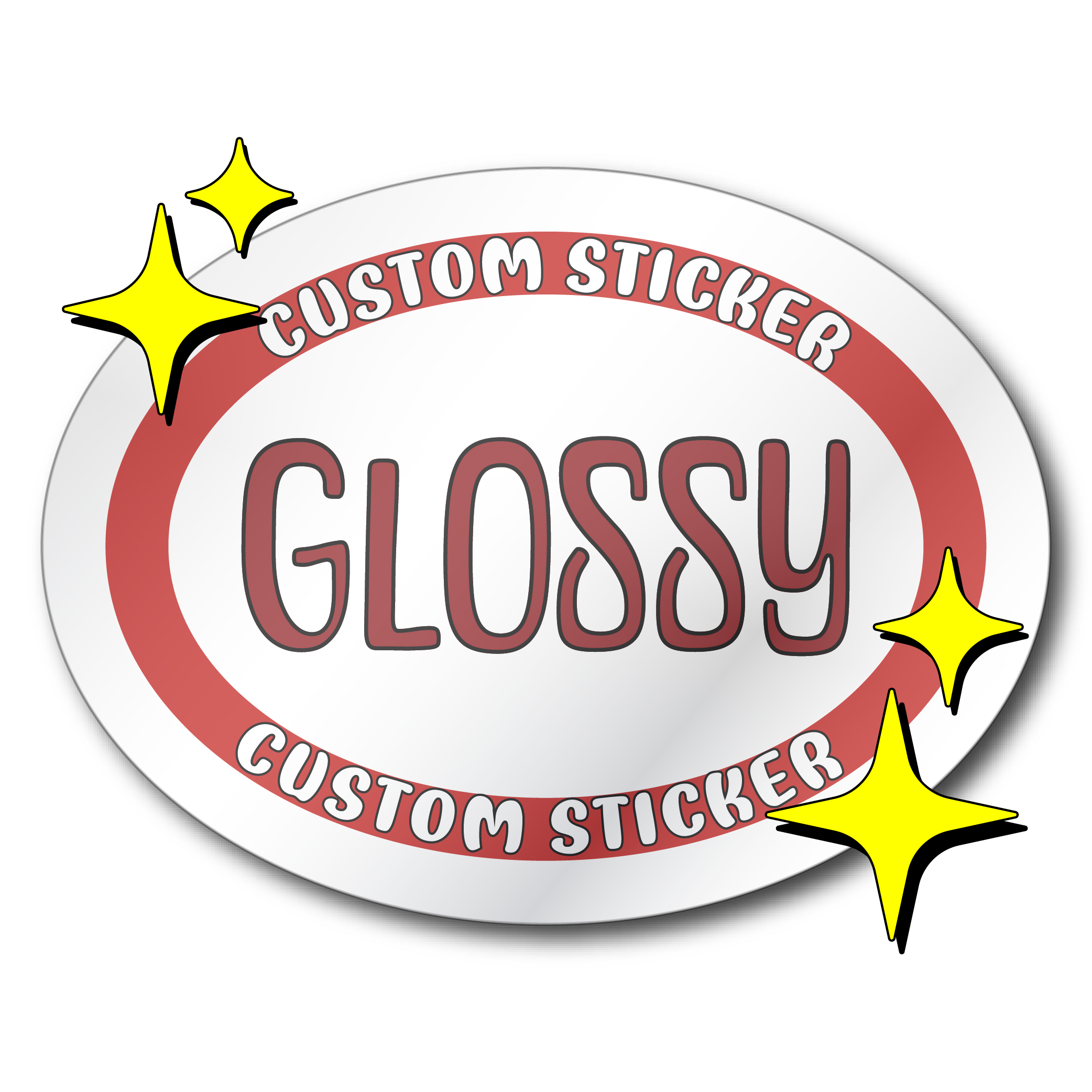 Oval Stickers