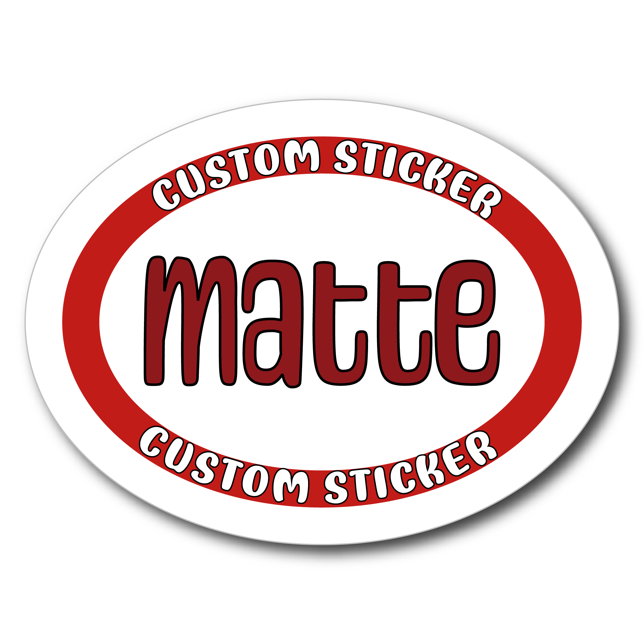 Oval Stickers